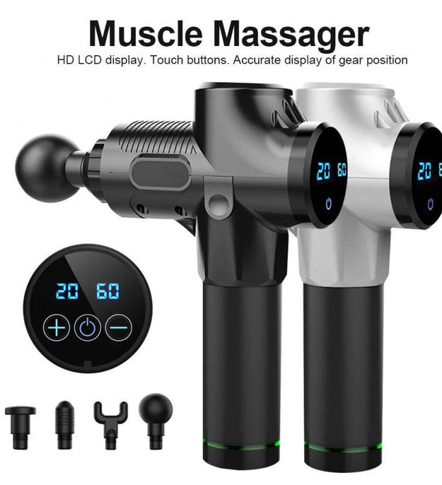 Home fitness muscle relaxer electric massage gun