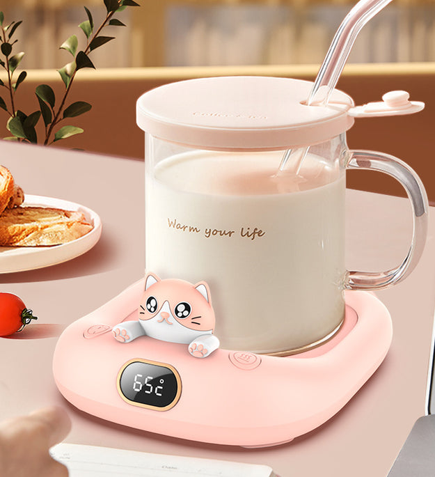 Home Office Cute Pet Constant Temperature Cup Warming Holder Winter Gadgets