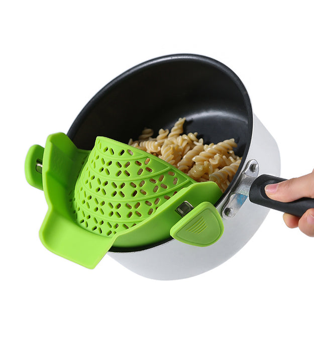 Kitchen Gadgets Silicone Pot Side Drain Stopper