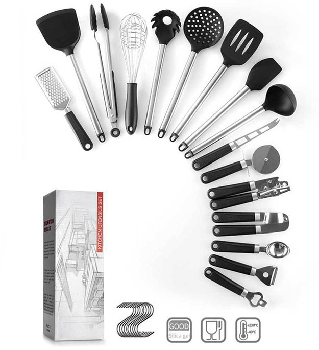 Kitchen Gadgets Cooking Silicone Spatula Spoon Set