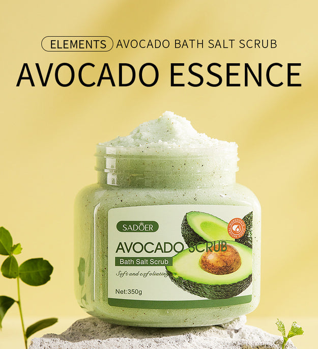 Fruit Bath Salt Scrub Cream Exfoliating Body Care