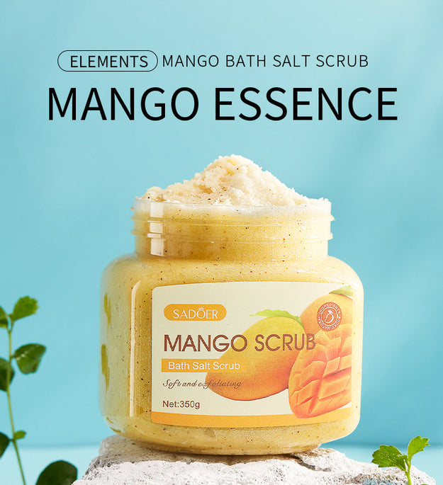 Fruit Bath Salt Scrub Cream Exfoliating Body Care